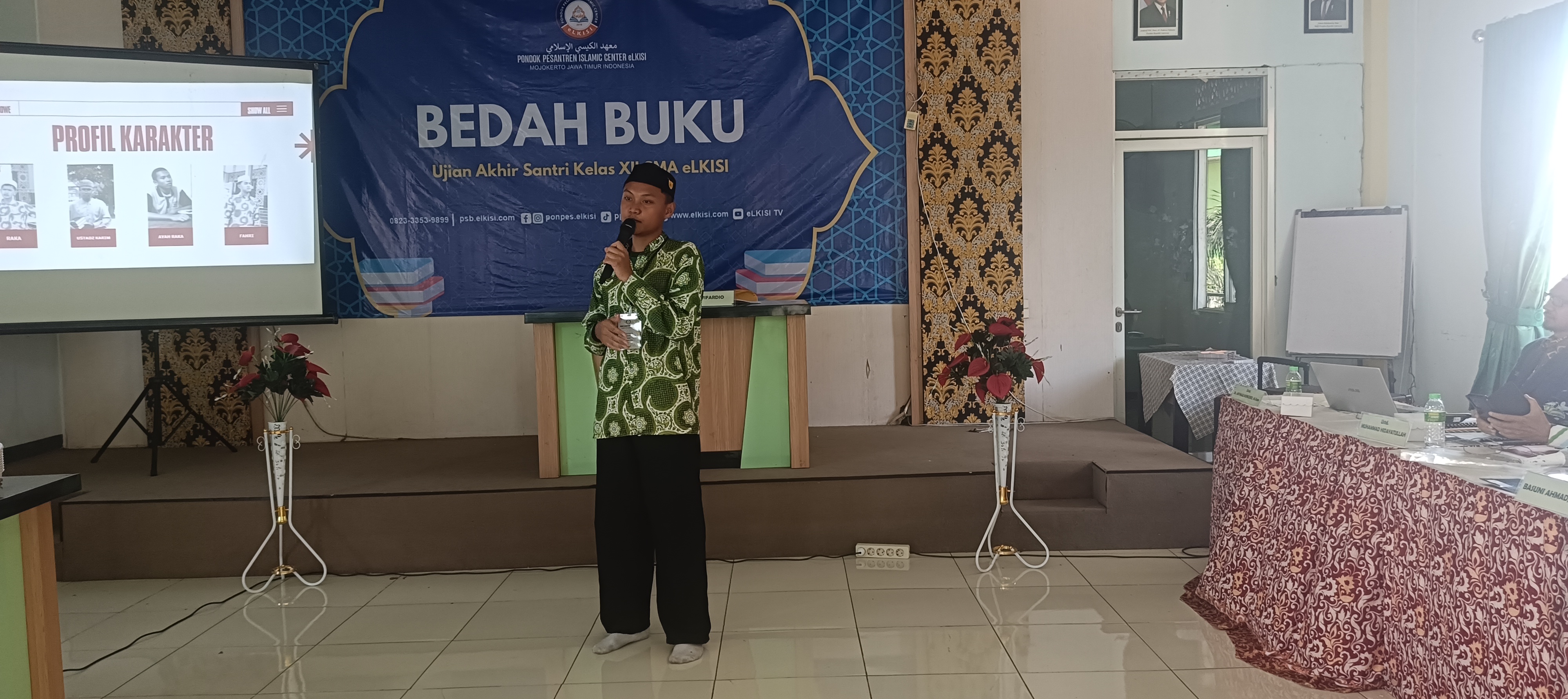 Ponpes eLKISI Mojokerto Uji Santri Lewat Bedah Buku, Libatkan Akademisi dan Praktisi